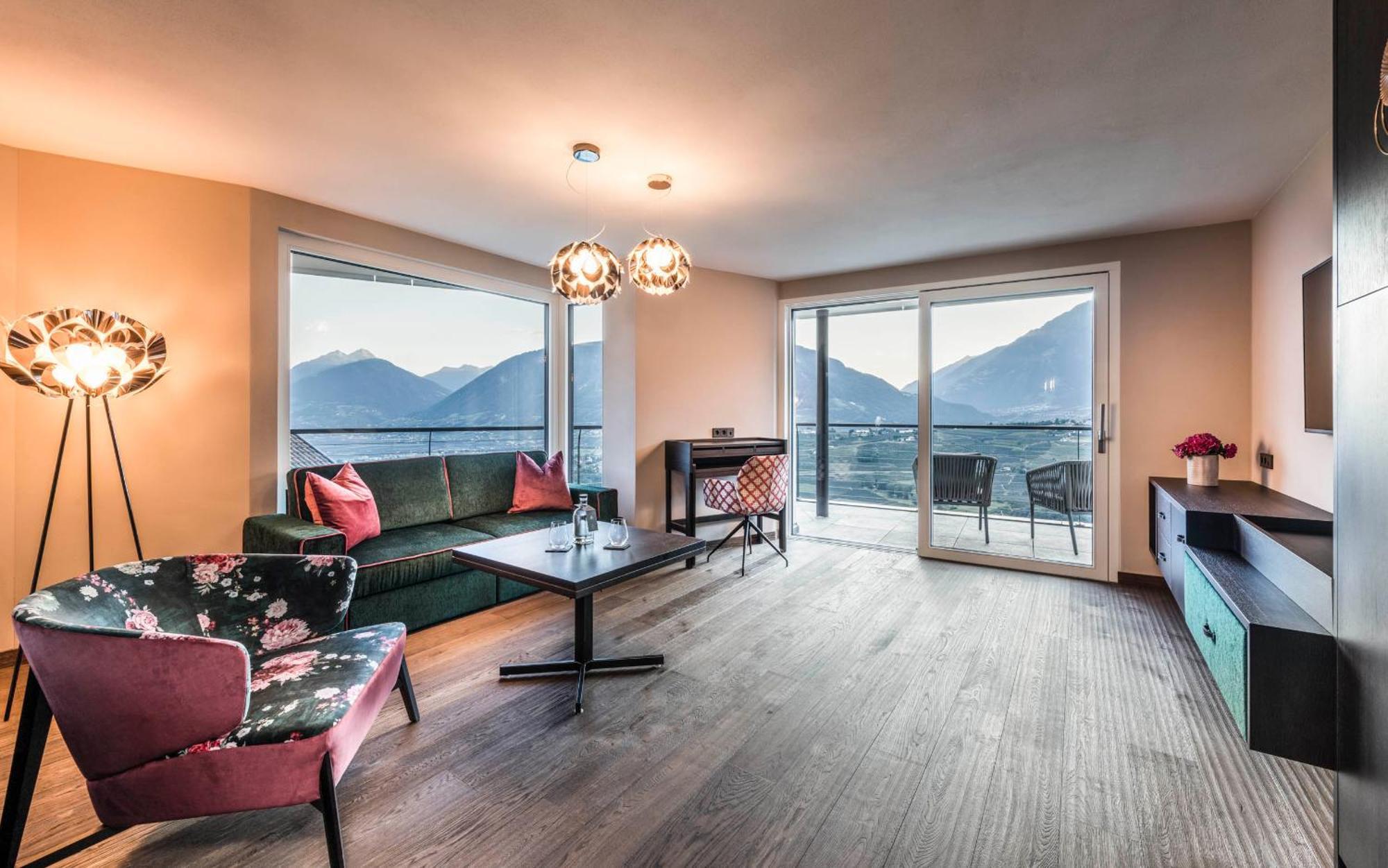 Prunner Luxury Suites - Adults Only Schenna Oda fotoğraf